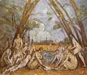 Paul Cezanne Badende oil painting reproduction